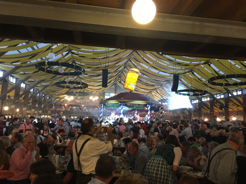 The tents are absolutely massive!